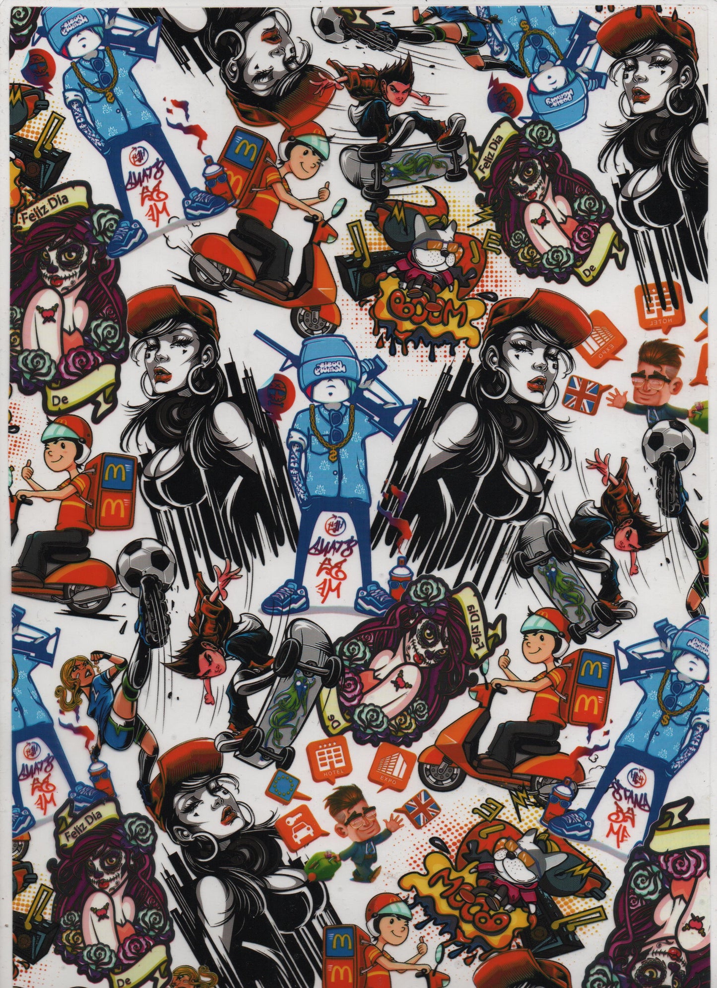 Cartoon Bomb 6 (D27)