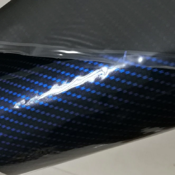 ROYAL BLUE CARBON FIBER Hydrographic Film Supplies