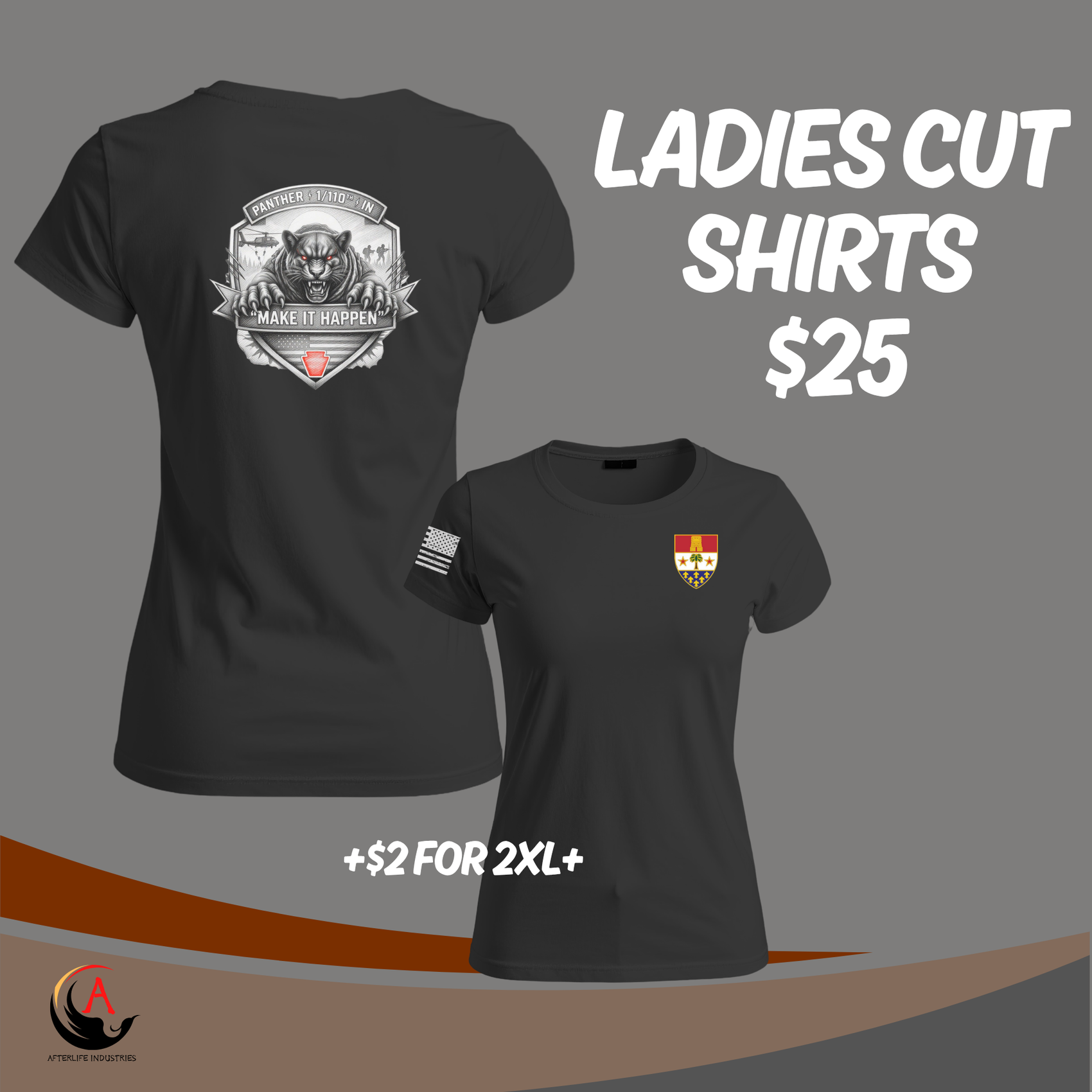 Ladies Cut DTF W/Logo
