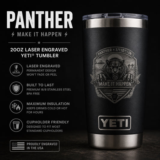 YETI Black 36oz Ramlber Bottle LE