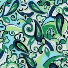 Blue Green Paisley
