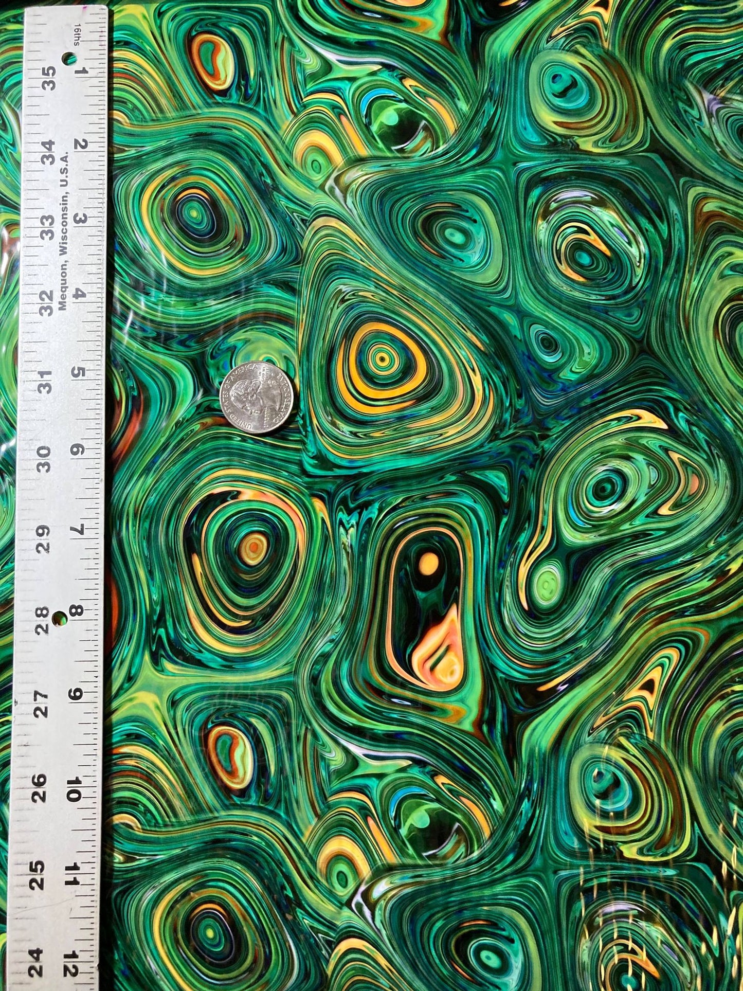 Green Paint Slick