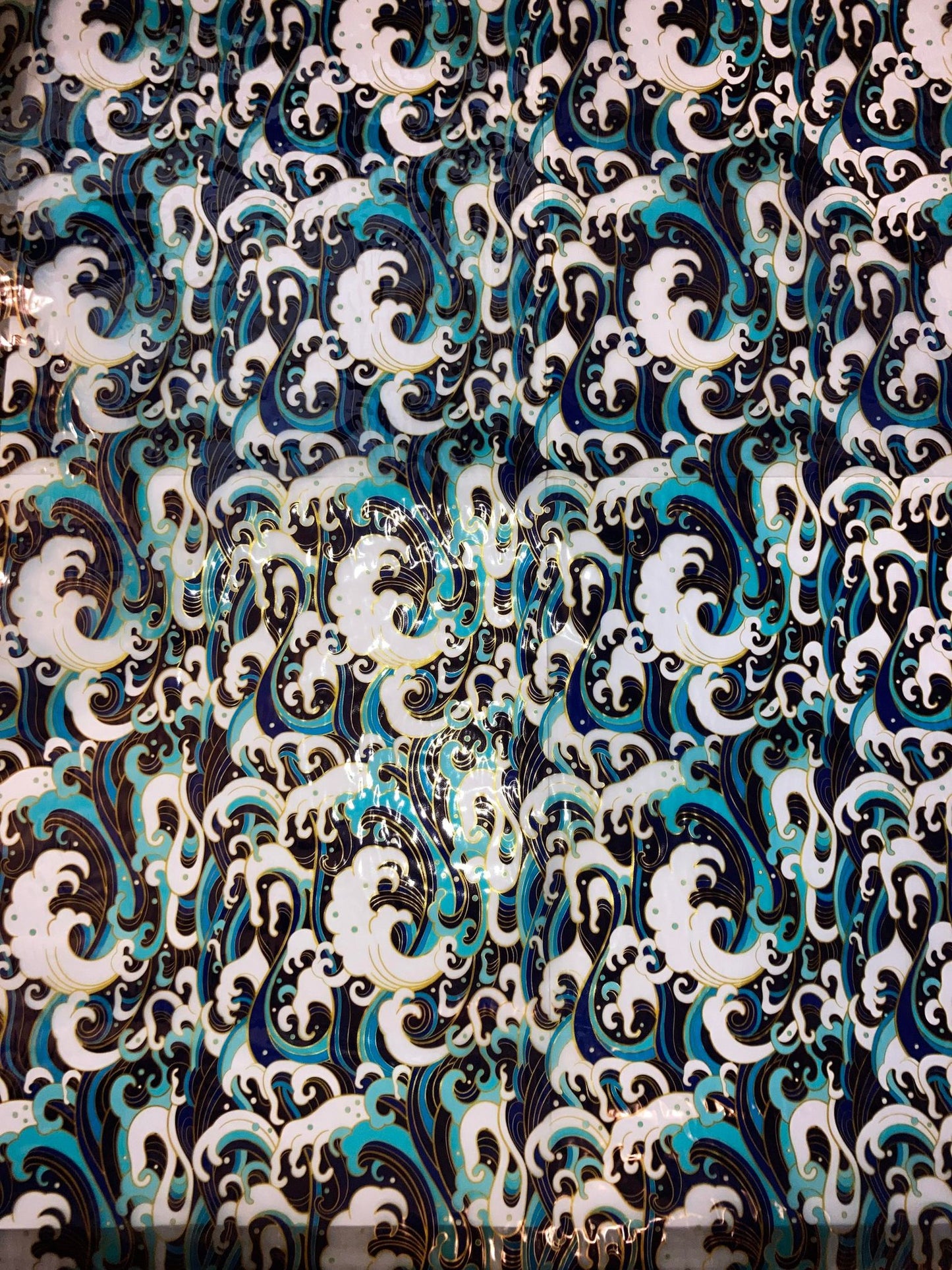 Teal Waves