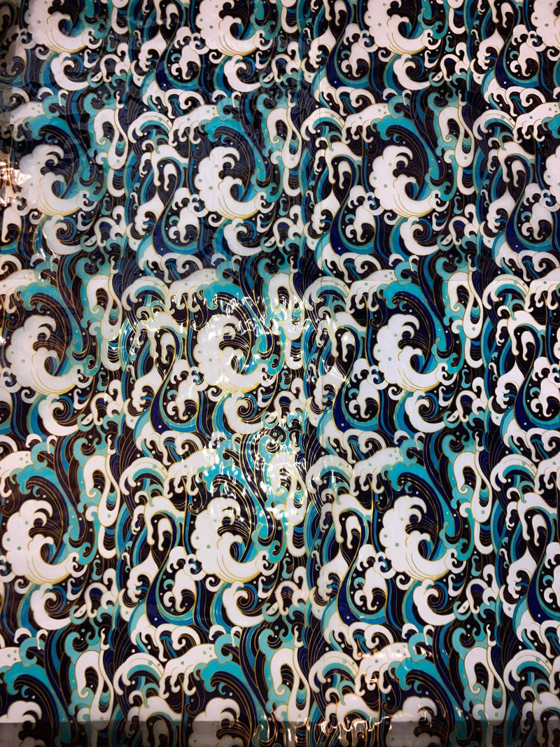 Teal Waves