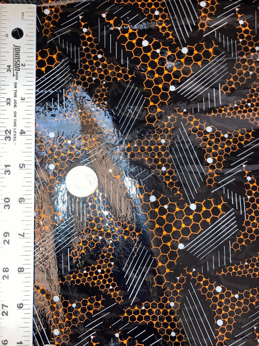 Orange Hexagon