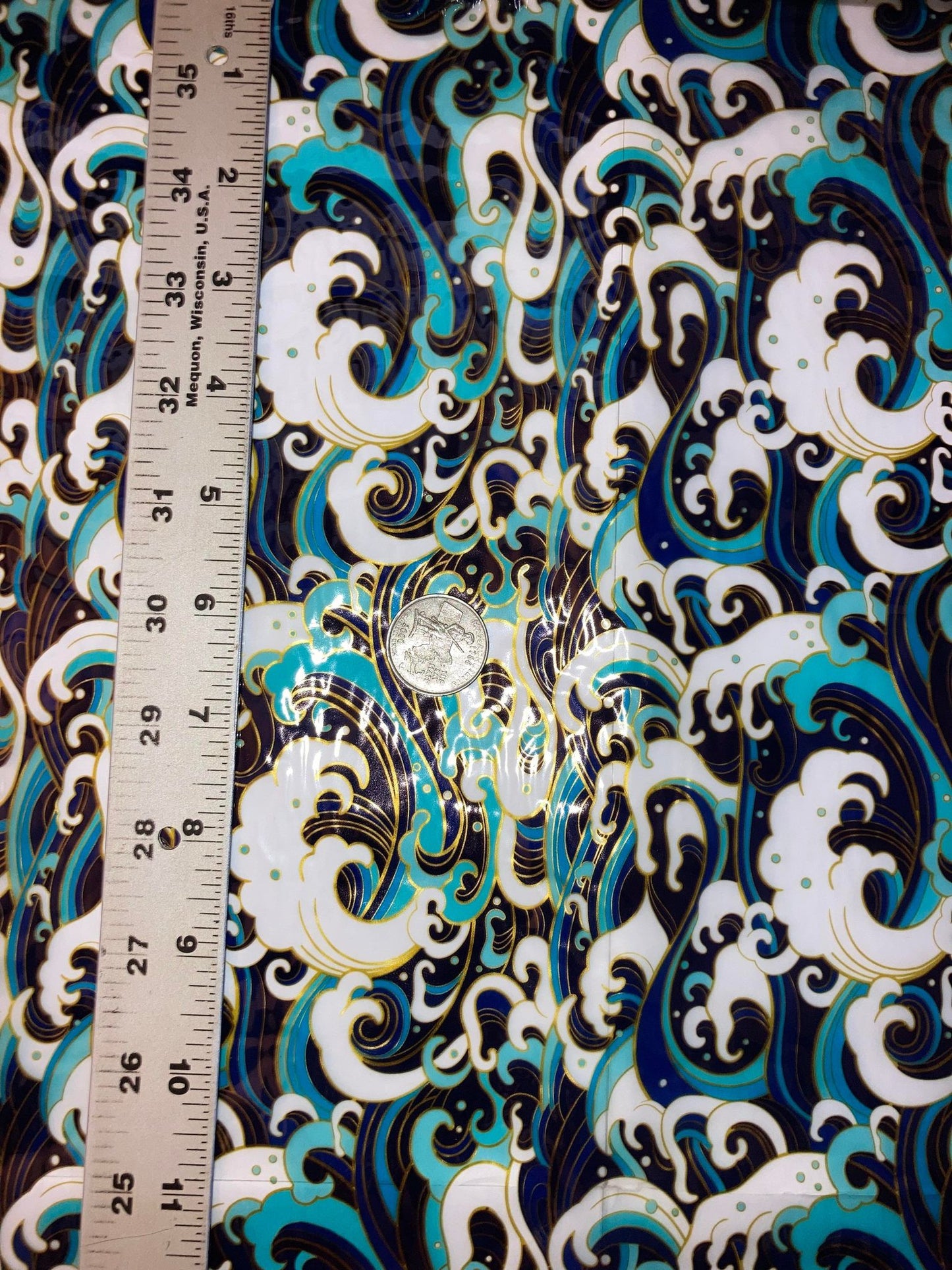 Teal Waves
