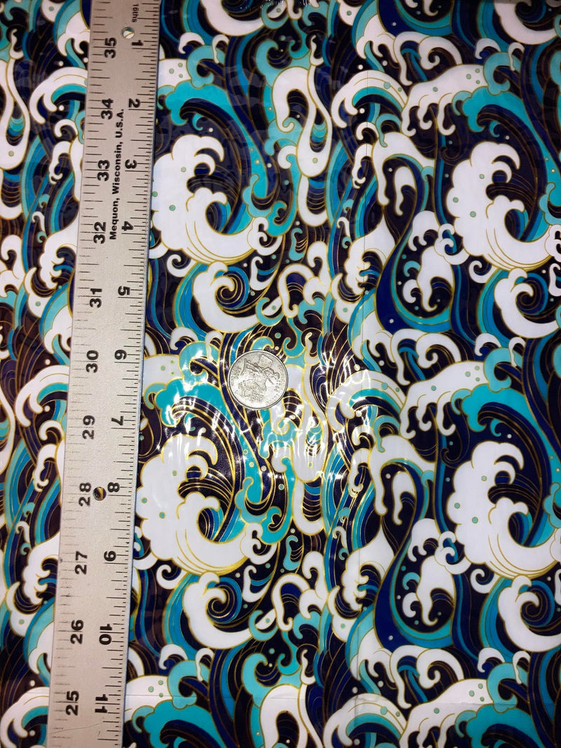 Teal Waves