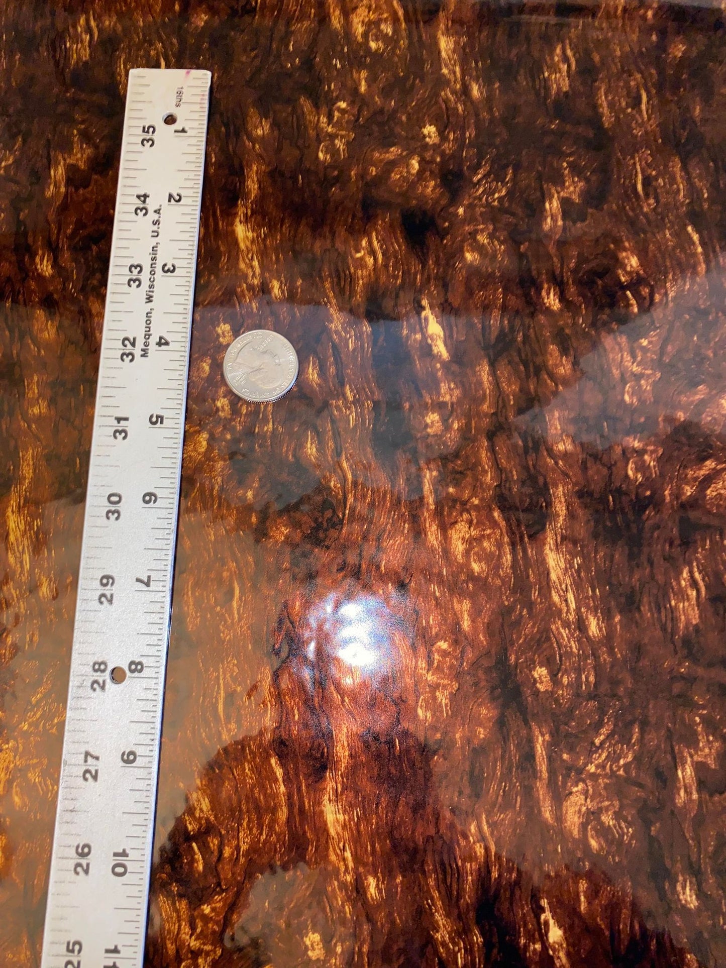 Dark Gold Wood Grain