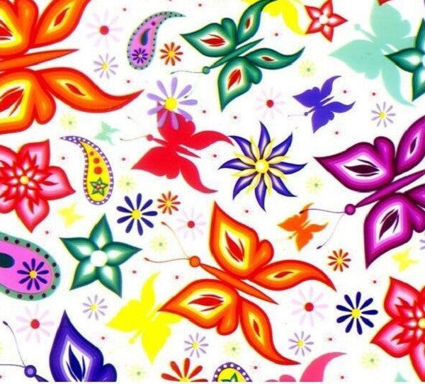 BUTTERFLIES AND FLOWERS