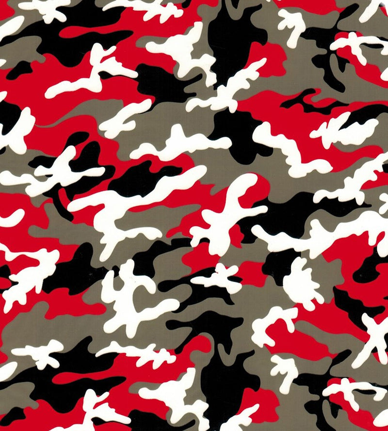 Red & Black Camo – Hydrographic Film Supplies