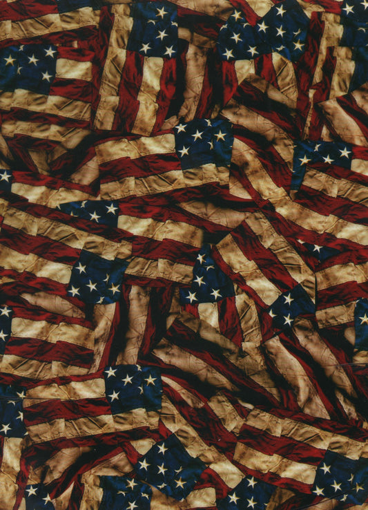 Distressed American Flag