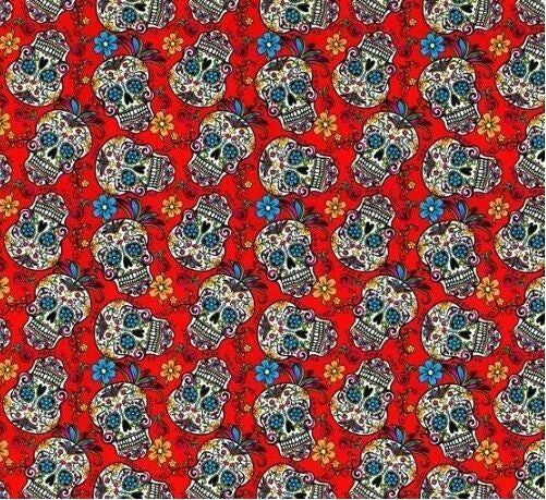 RED SUGAR SKULLS