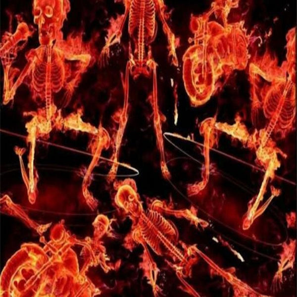 Flaming Skeleton