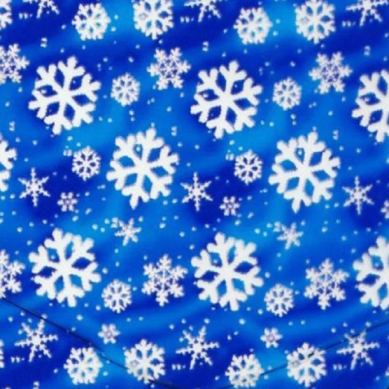 BLUE SNOW FLAKE