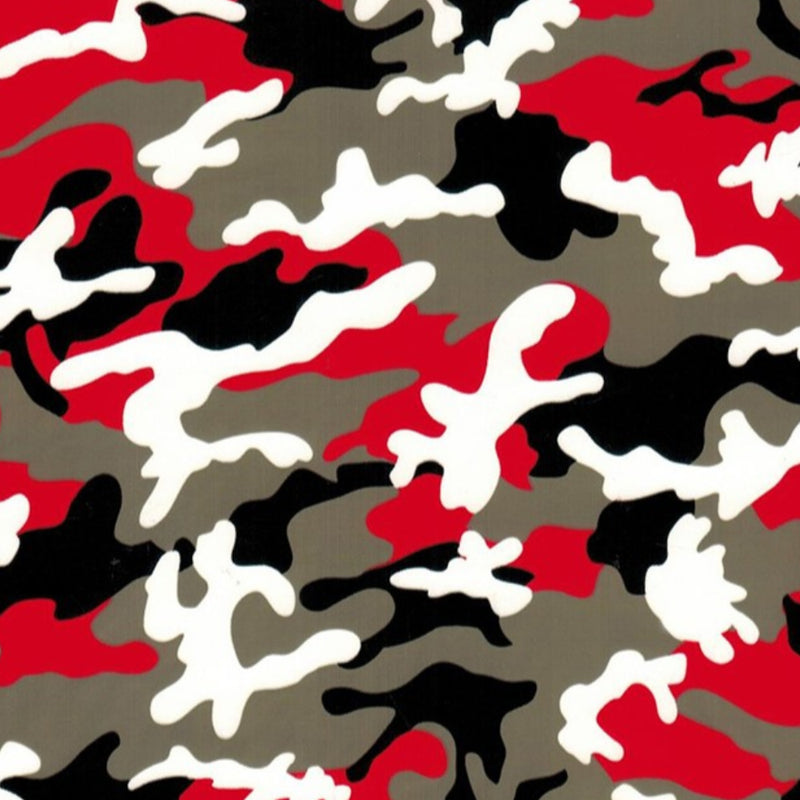 Red & Black Camo – Hydrographic Film Supplies